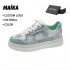 Walking Style Shoes  High Quality Flats Women Sneakers White Skateboarding Shoes Designer Logo Custom Shoes Footwear for Men