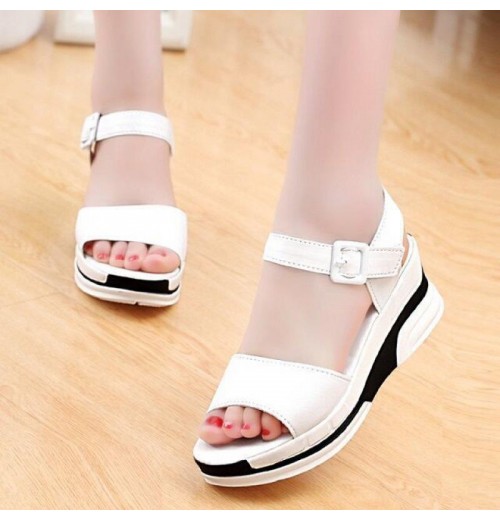 NEW Sandals Female Shoes Summer New Anti-Slip Wedge Heel Sandals Fashion Casual Shoes For Women NEW Sandals Female Shoes Summer New Anti-Slip Wedge Heel Sandals Fashion Casual Shoes For Women