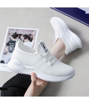 Breathable White Sneakers Fitness Walking Casual mesh upper shoes  new comfortable non-slip sports shoes for women