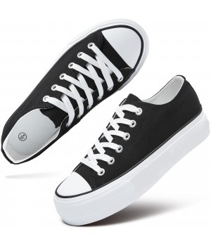 Trendy Shoes  Latest Custom Waterproof Summer Women's Platform High Top Canvas Shoes